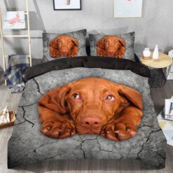 Vizsla Cotton Bed Sheets Spread Comforter Duvet Cover Bedding Sets