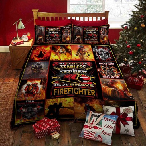 Firefighter Bedding Set (Duvet Cover & Pillow Cases)