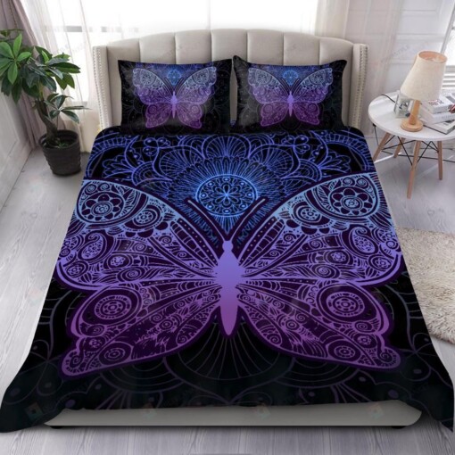 Bohemian Butterfly Duvet Cover Bedding Set