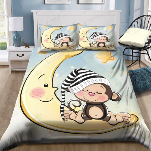 Monkey Bedding Set (Duvet Cover & Pillow Cases)