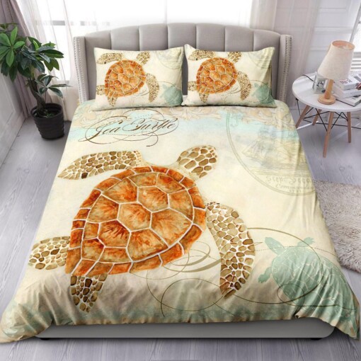 Sea Turtle Bedding Set Bed Sheets Spread Comforter Duvet Cover Bedding Sets