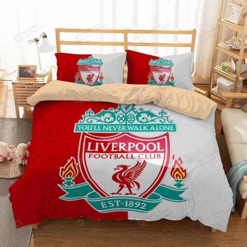 3d Liverpool F.C. Duvet Cover Bedding Set
