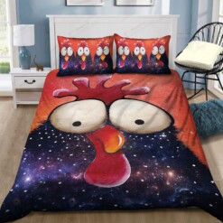 Chicken Bedding Set Bed Sheets Spread Comforter Duvet Cover Bedding Sets