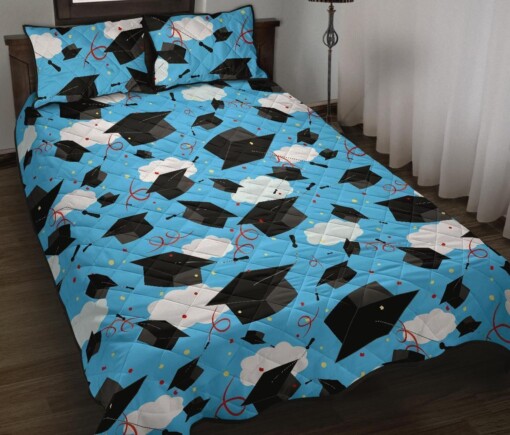 Graduation Cotton Bed Sheets Spread Comforter Duvet Cover Bedding Sets