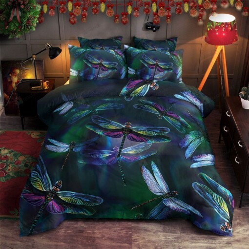 Dragonfly Cotton Bed Sheets Spread Comforter Duvet Cover Bedding Sets