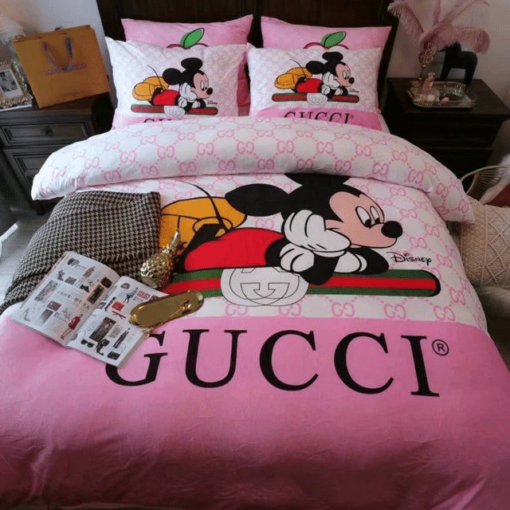 Mickey Mouse Gc Gucci Luxury Brand Type 26 Bedding Sets