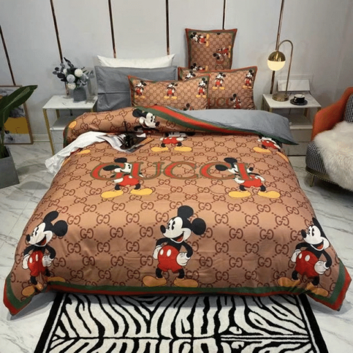 Mickey Mouse Gc Gucci Luxury Brand Type 183 Bedding Sets