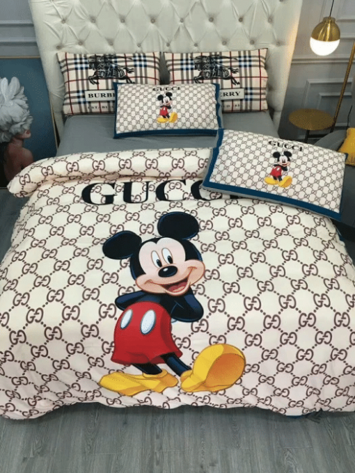Mickey Mouse Gc Gucci Luxury Brand Type 119 Bedding Sets