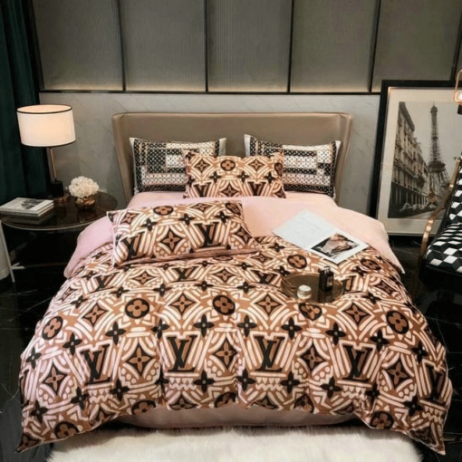 Lv Luxury Brand Lv Type 71 Bedding Sets Quilt Sets