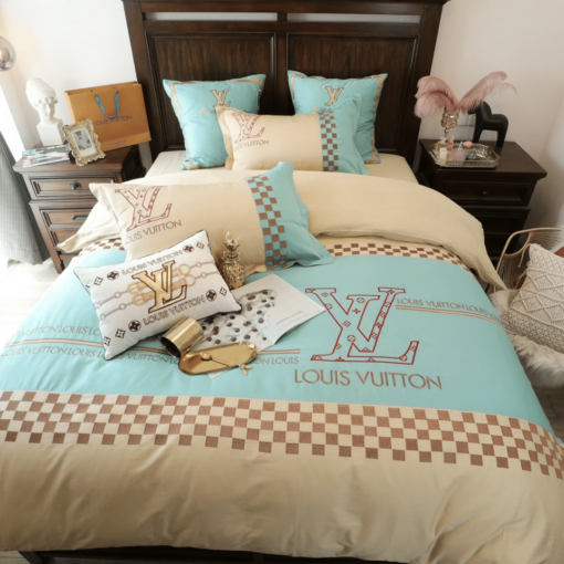 Lv Luxury Brand Lv Type 194 Bedding Sets Quilt Sets