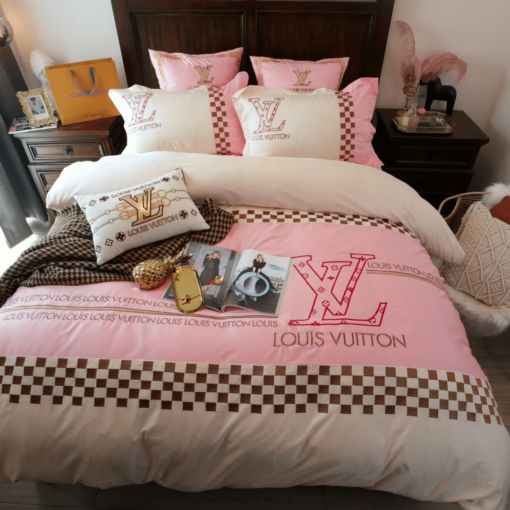 Lv Luxury Brand Lv Type 192 Bedding Sets Quilt Sets