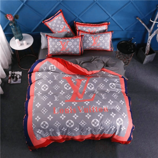 Lv Luxury Brand Lv Type 105 Bedding Sets Quilt Sets
