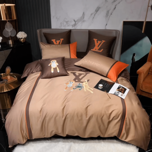 Lv Luxury Brand Lv Type 182 Bedding Sets Quilt Sets