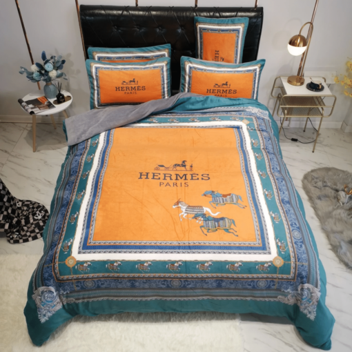 Hermes Paris Luxury Brand Type 91 Hermes Bedding Sets Quilt