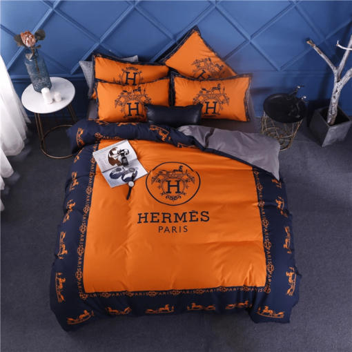 Hermes Paris Luxury Brand Type 45 Hermes Bedding Sets Quilt