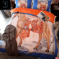Luxury Bedding Hermes Bedding Sets H1705 Quilt Bed Sets Blanket
