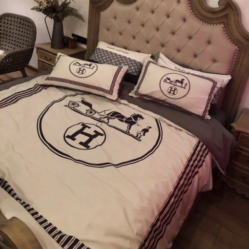 Hermes Paris Luxury Brand Type 66 Hermes Bedding Sets Quilt