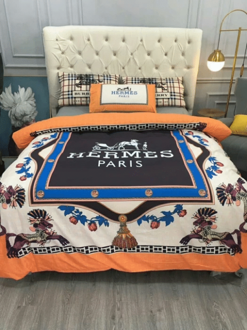 Hermes Paris Luxury Brand Type 81 Hermes Bedding Sets Quilt