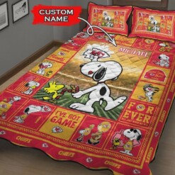 Custom Name Kansas City Chiefs Nfl Football Team Bedding Sets