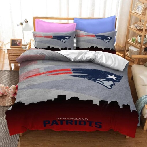New England Patriots Nfl 20 Duvet Cover Pillowcase Bedding Sets