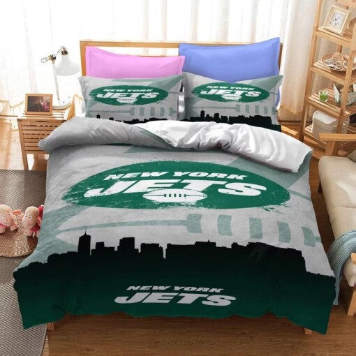 New York Jets Nfl 11 Duvet Cover Pillowcase Bedding Sets