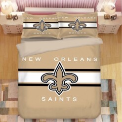 New Orleans Saints Nfl 4 Duvet Cover Pillowcase Bedding Sets