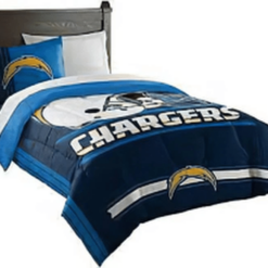 Los Angeles Chargers Nfl Logo Bedding Sports Bedding Sets Bedding