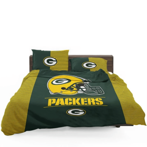 Green Bay Packers Nfl Custom Bedding Sets Rugby Team Cover