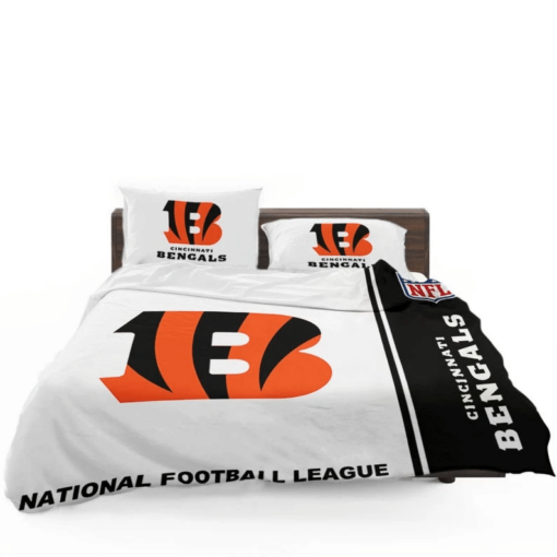 Cincinnati Bengals Nfl Custom Bedding Sets Rugby Team Cover Set