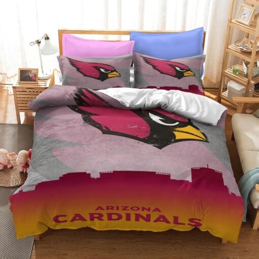 Arizona Cardinals Nfl 29 Duvet Cover Pillowcase Bedding Sets Home