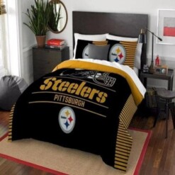 Pittsburgh Steelers Nfl Customize Bedding Sets Duvet Cover Bedroom V1