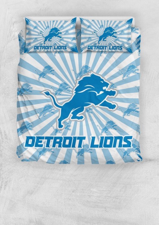 Nfl Detroit Lions Bedding Set Duvet Cover Set Bedroom Set