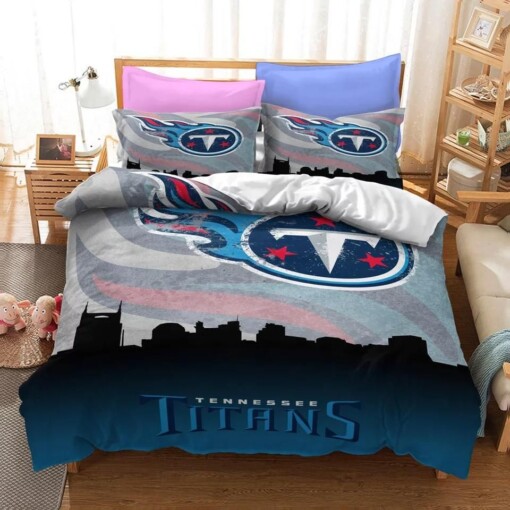 Tennessee Titans Nfl 30 Duvet Cover Quilt Cover Pillowcase Bedding