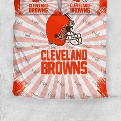 Nfl Cleveland Browns Bedding Set Duvet Cover Set Bedroom Set