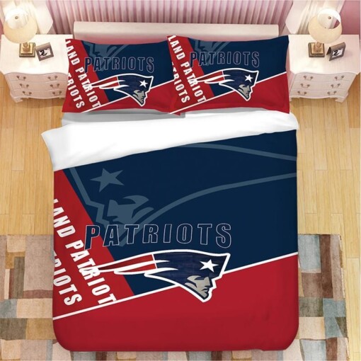 New England Patriots Nfl 21 Duvet Cover Pillowcase Bedding Sets