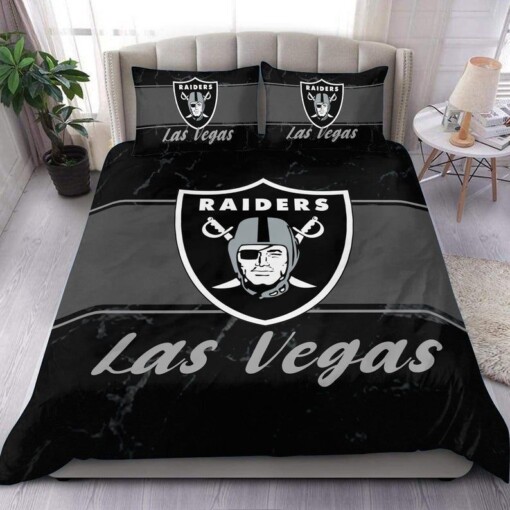 Las Vegas Raiders Nfl Custom Bedding Sets Rugby Team Cover