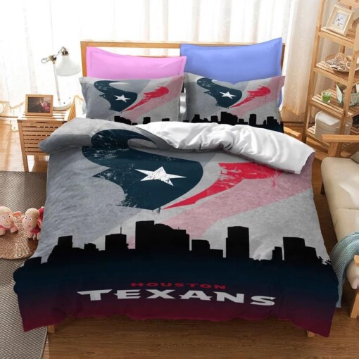 Houston Texans Nfl 6 Duvet Cover Quilt Cover Pillowcase Bedding