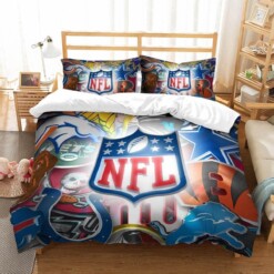 3d Nfl Duvet Cover Bedding Set Quilt Bed Sets Blanket