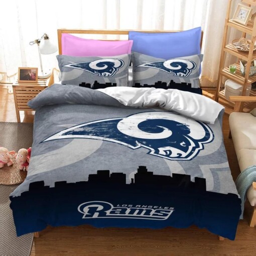 Los Angeles Rams Nfl 15 Duvet Cover Pillowcase Bedding Sets