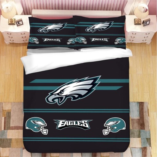 Philadelphia Eagles Nfl 22 Duvet Cover Quilt Cover Pillowcase Bedding