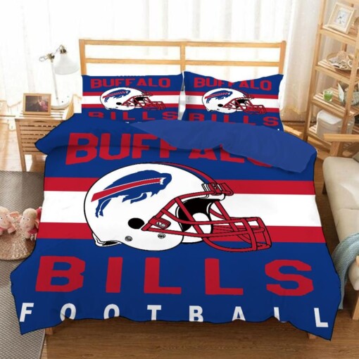 Bills Nfl 17 Duvet Cover Quilt Cover Pillowcase Bedding Sets