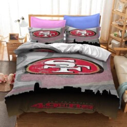 San Francisco 49ers Nfl 4 Duvet Cover Pillowcase Bedding Sets