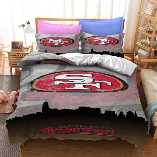 San Francisco 49ers Nfl 4 Duvet Cover Pillowcase Bedding Sets