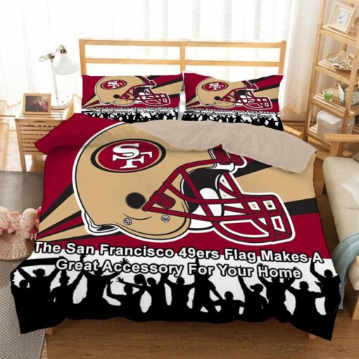 San Francisco 49ers Nfl 5 Duvet Cover Pillowcase Bedding Sets