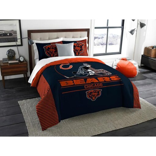 Nfl Chicago Bears Logo Bedding Sports Bedding Sets Bedding Sets