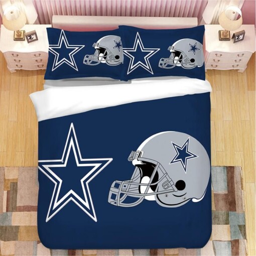Dallas Cowboys Nfl 2 Duvet Cover Quilt Cover Pillowcase Bedding