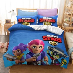 Brawl Stars 11 Duvet Cover Pillowcase Bedding Sets Home Bedroom