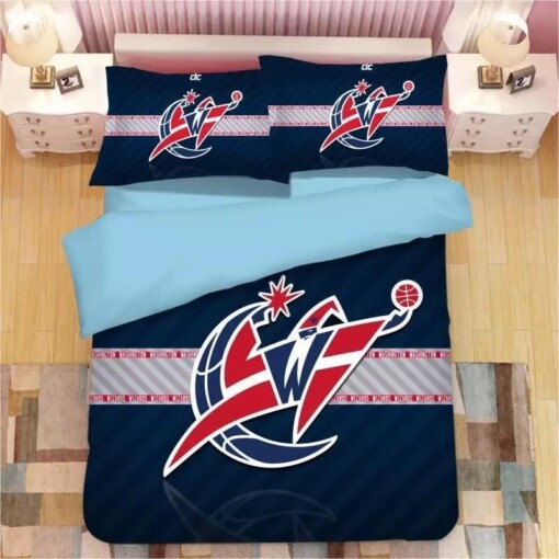 Basketball Washington Wizards Basketball 12 Duvet Cover Pillowcase Bedding Sets