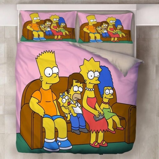 Anime The Simpsons Homer J Simpson 3 Duvet Cover Pillowcase