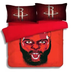 Basketball Houston Rockets James Harden 13 Basketball 3 Duvet Cover